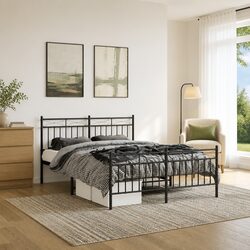 Upgrade Your Sleep with This Black Metal Bed Frame
