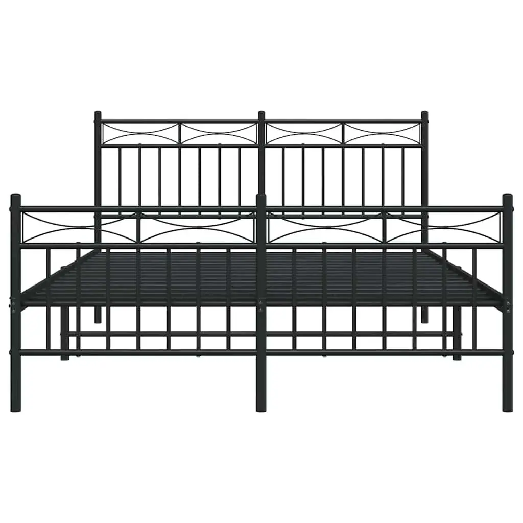 Black Metal Bed Frame