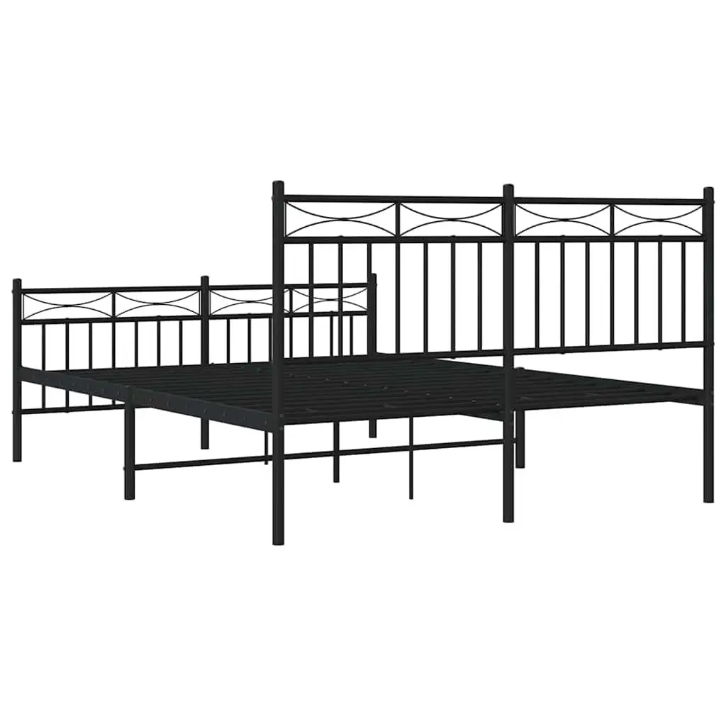 Black Metal Bed Frame
