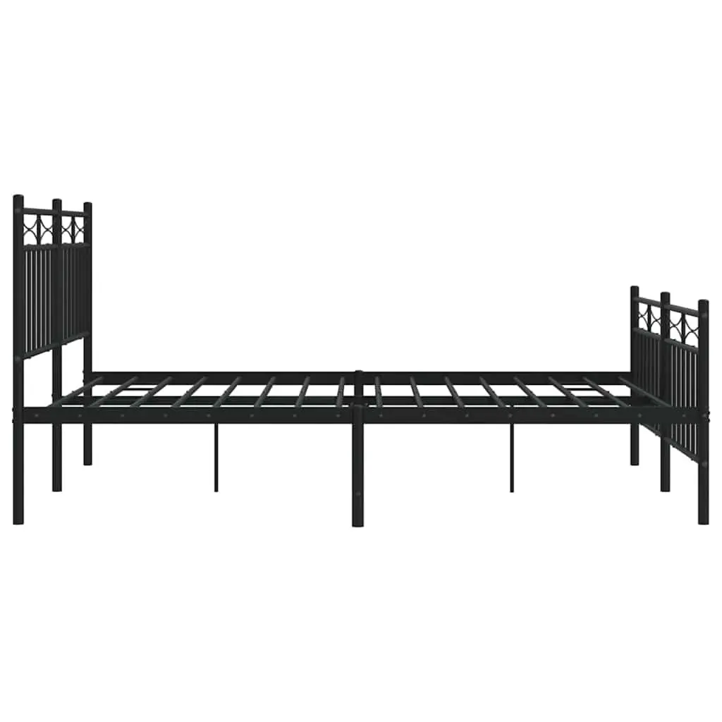 Black Metal Bed Frame