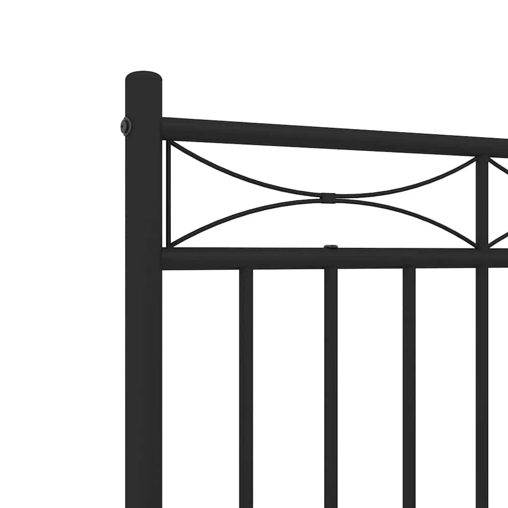 Black Metal Bed Frame