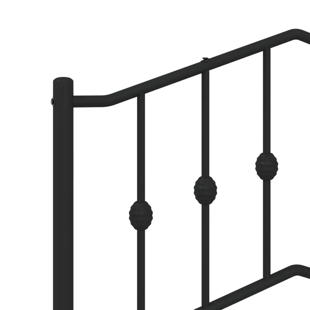 Metal Bed Frame 90x190 cm for Bedroom Comfort