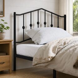 Your Comfortable Black Metal Headboard Awaits