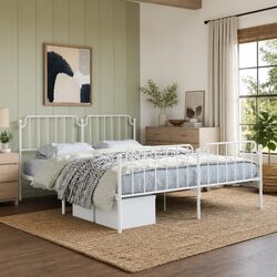 Your New King Size Metal Bed Frame with Headboard