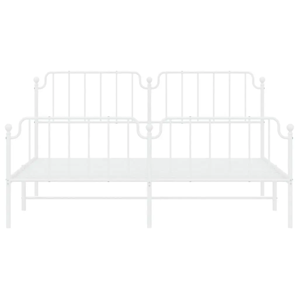 King Size Metal Bed Frame with Headboard