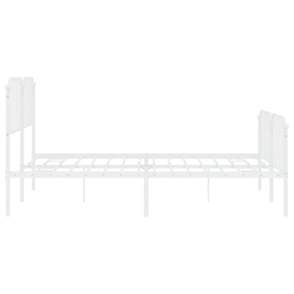 King Size Metal Bed Frame with Headboard