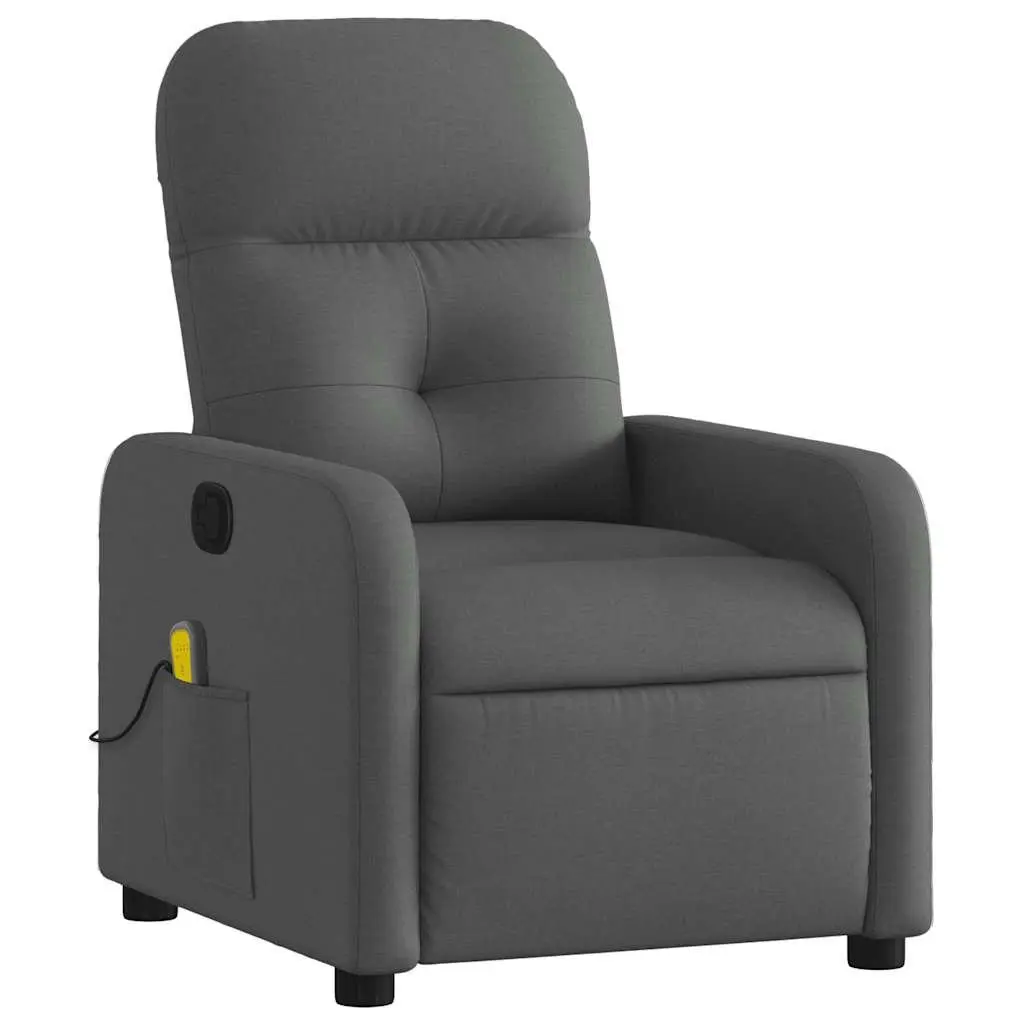 Grey Fabric Recliner Chair