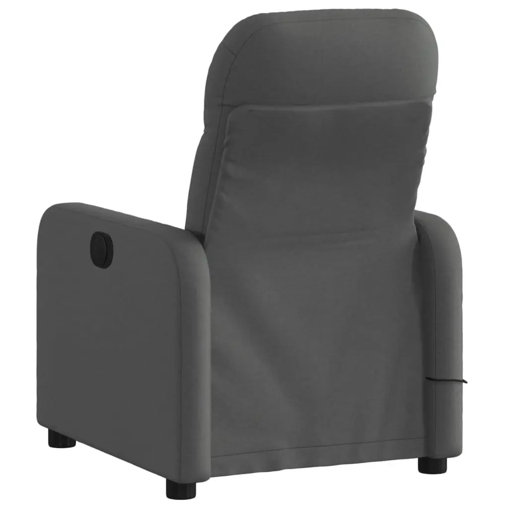Grey Fabric Recliner Chair