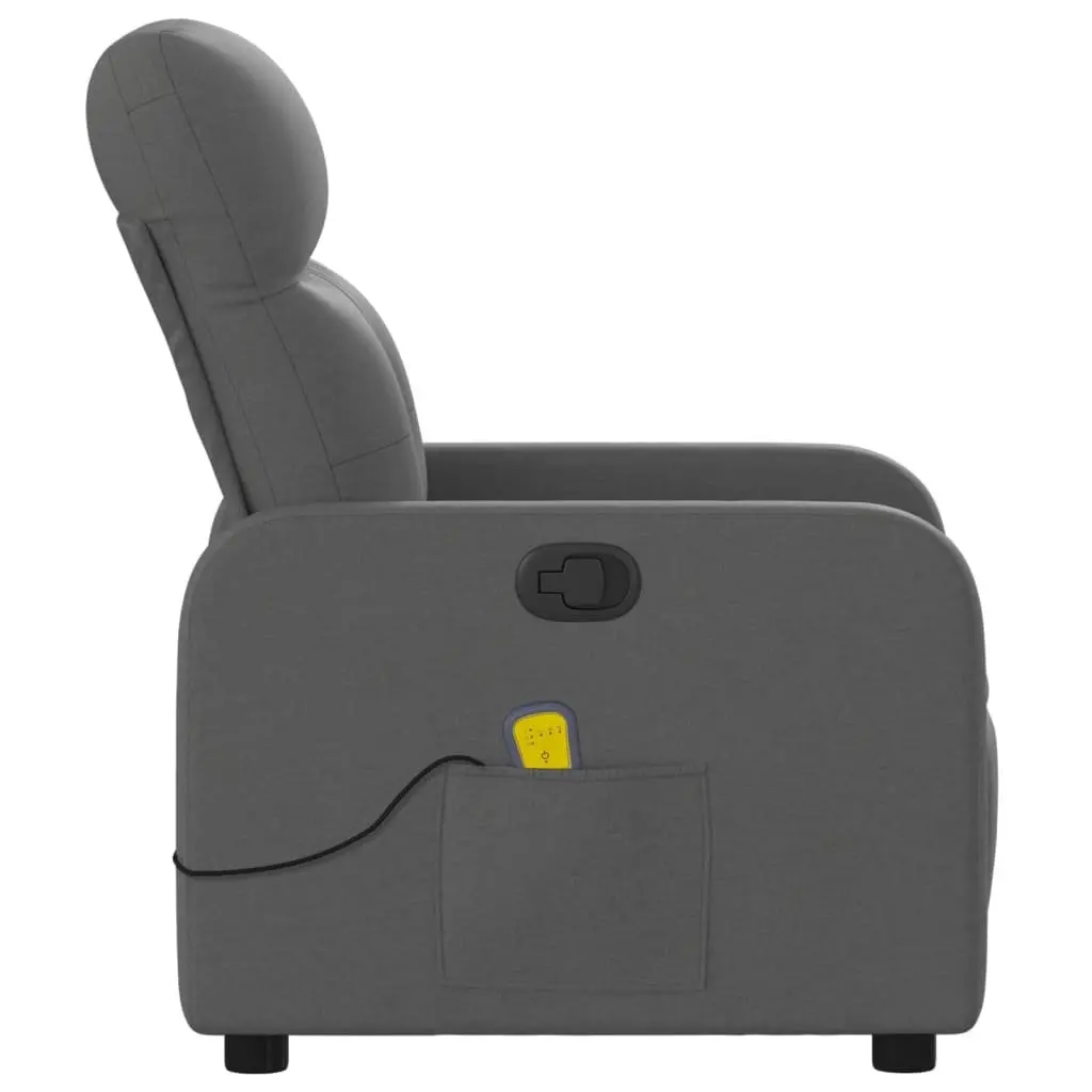 Grey Fabric Recliner Chair