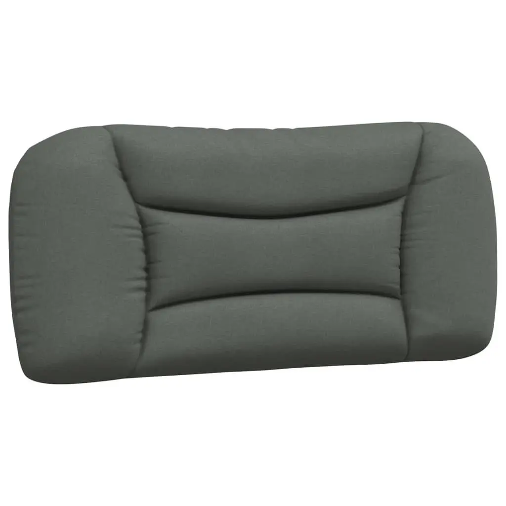 Headboard Cushion Fabric Wall Mount Bed Pillow Back Support Grey 90cm