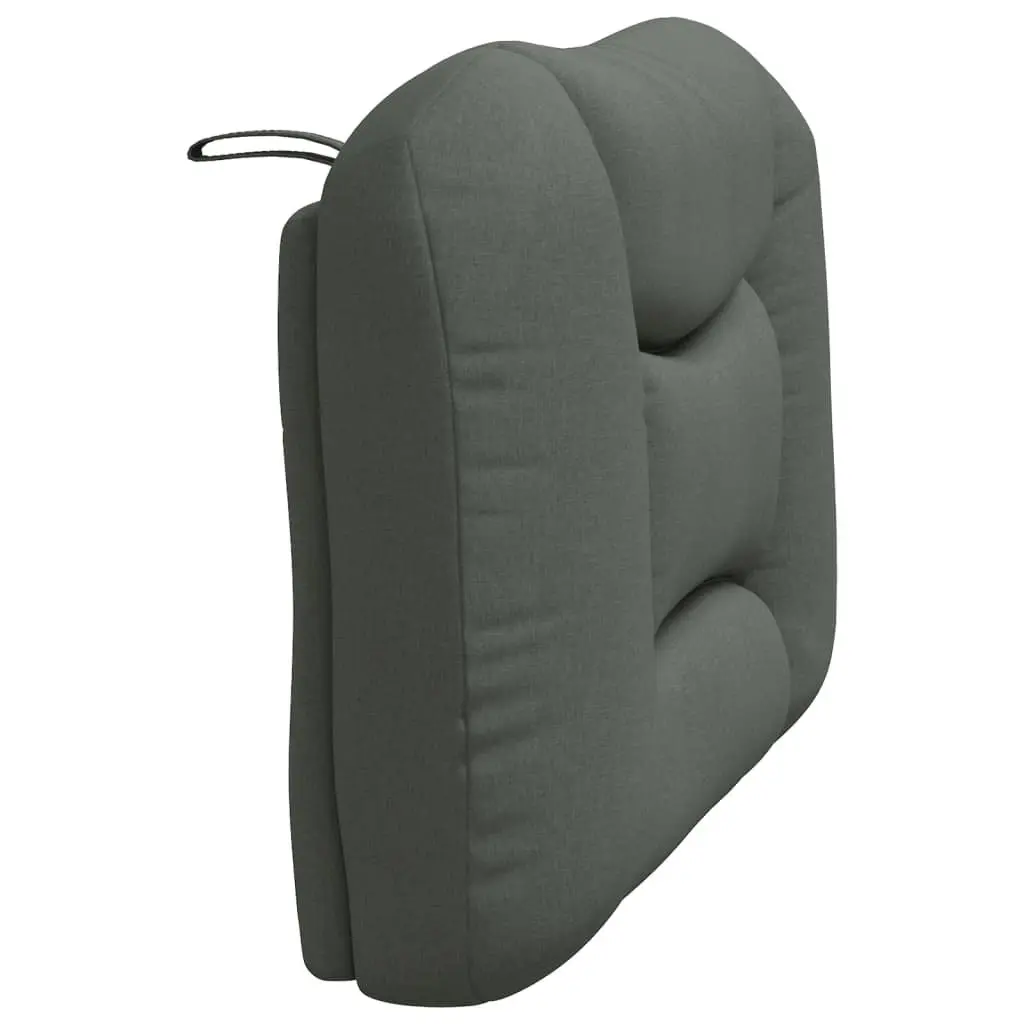 Headboard Cushion Fabric Wall Mount Bed Pillow Back Support Grey 90cm