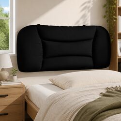 Your Ideal 90 cm Black Fabric Headboard Cushion