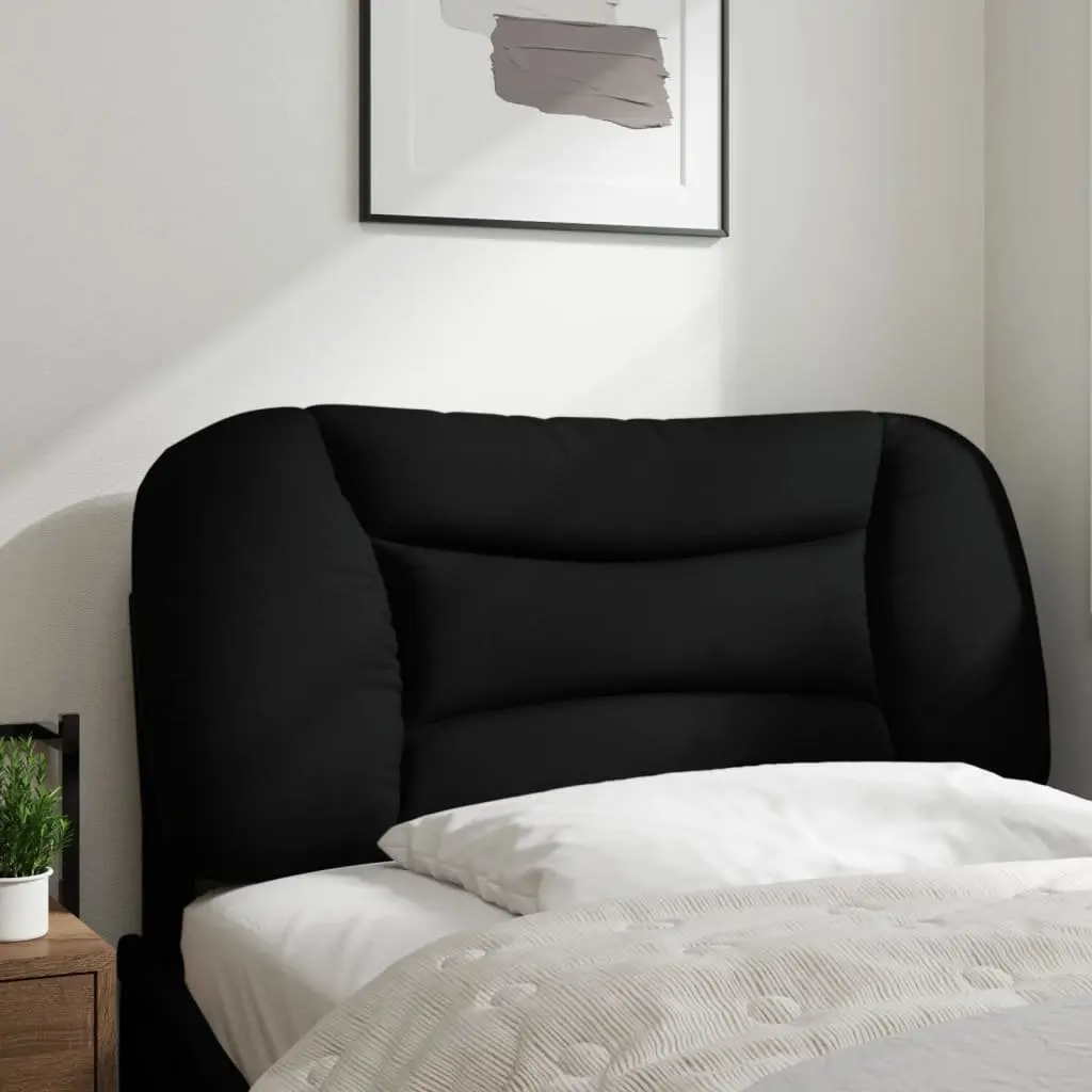 90 cm Black Fabric Headboard Cushion