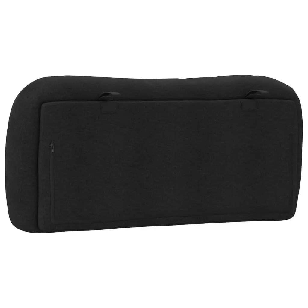 90 cm Black Fabric Headboard Cushion