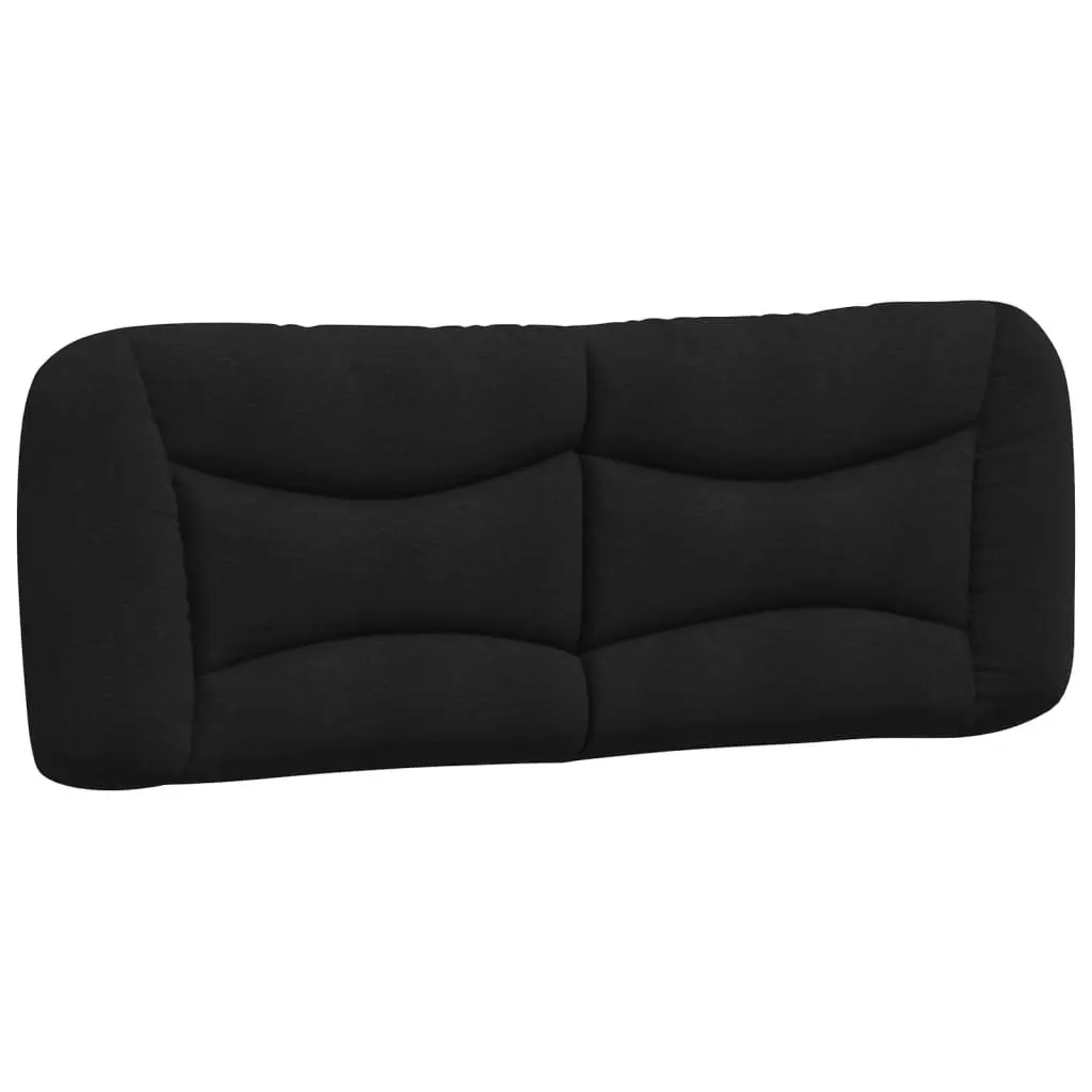 Headboard Cushion Black 137cm Double Bed Wall Mounted Upholstered Pillow Support