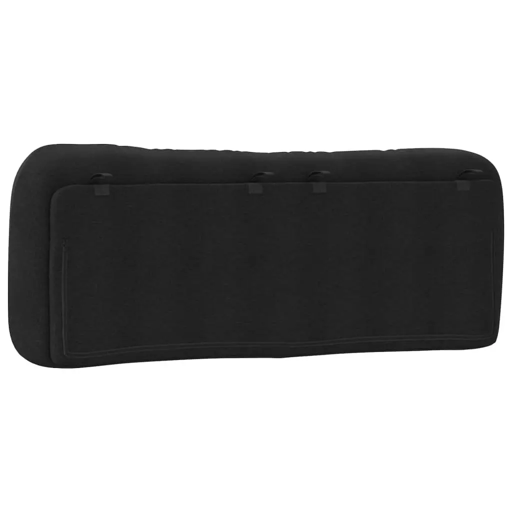 Headboard Cushion Black 137cm Double Bed Wall Mounted Upholstered Pillow Support
