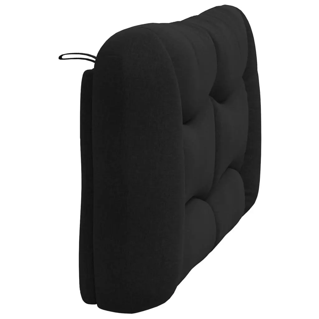 Headboard Cushion Black 137cm Double Bed Wall Mounted Upholstered Pillow Support