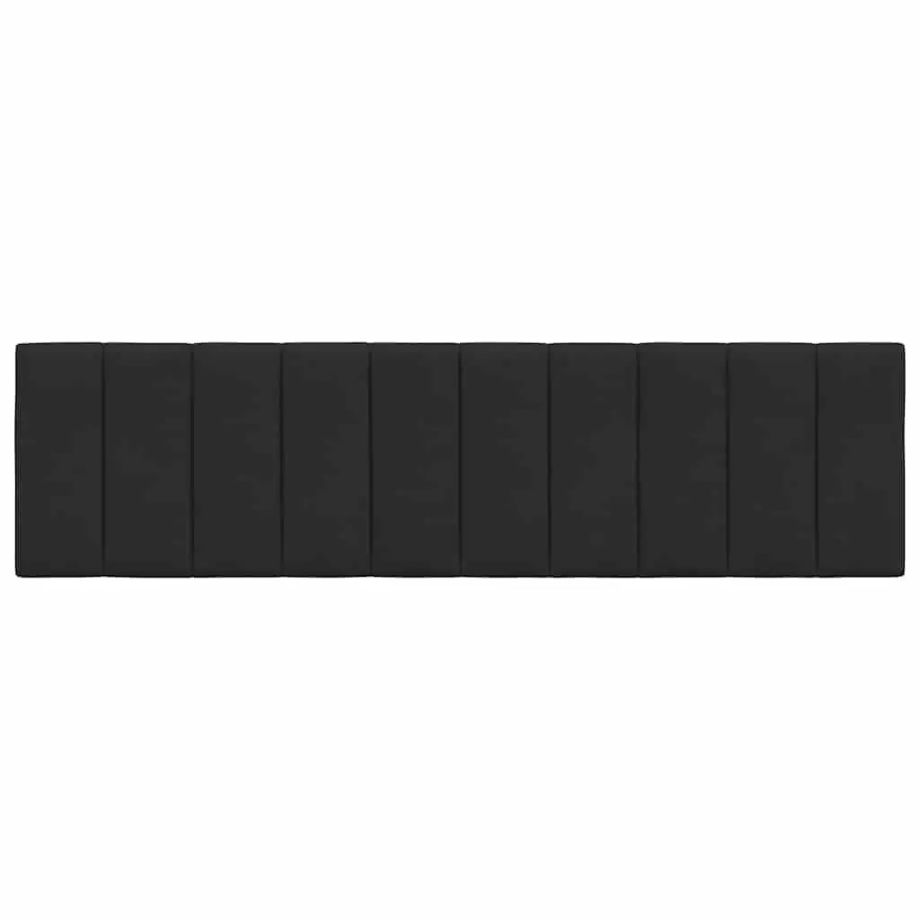 Headboard Cushion Velvet Black 180cm Wall Mounted Bed Pillow