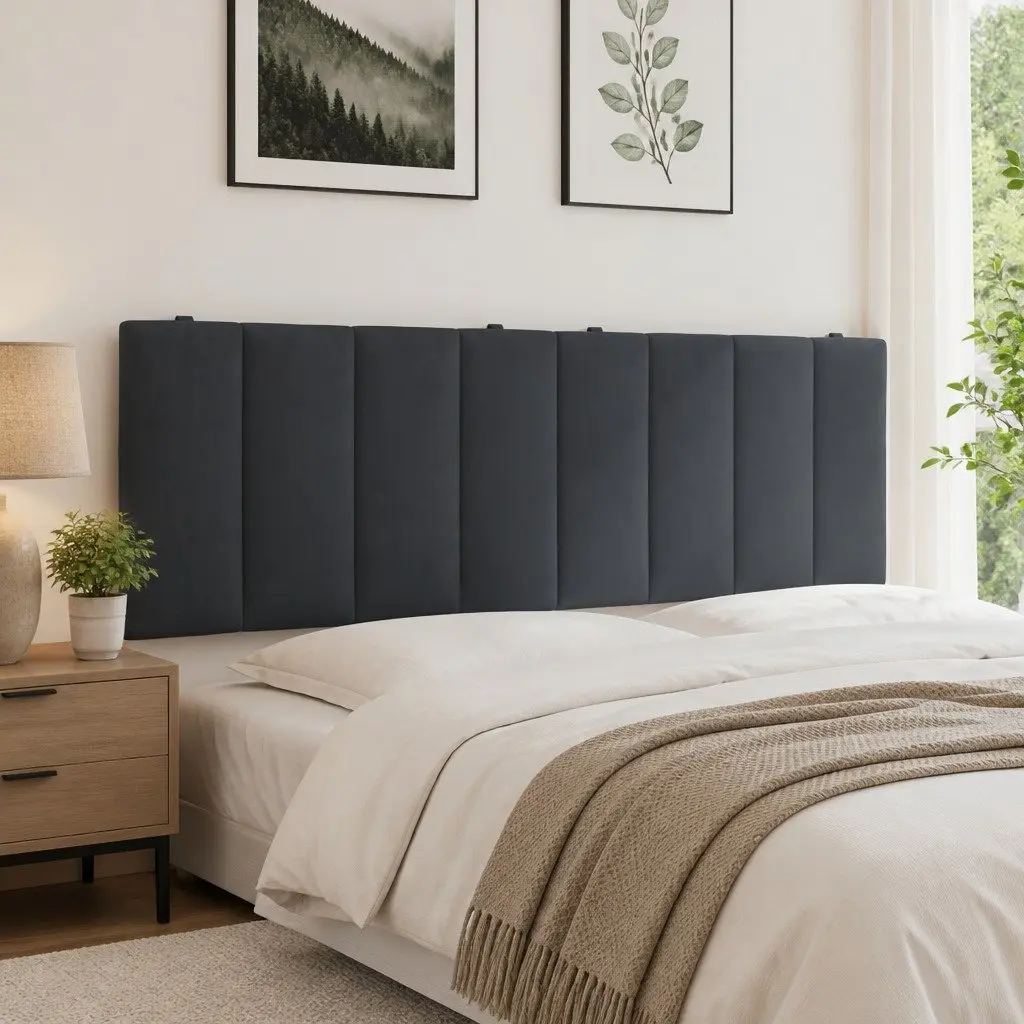Velvet Headboard Cushion Wall Hanging 152cm