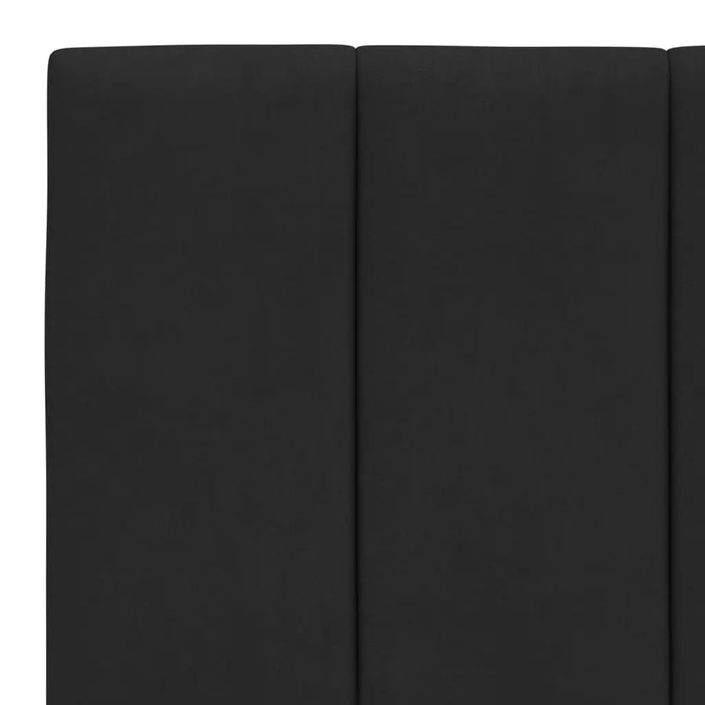 107cm Black Velvet Headboard Cushion