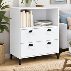 Friendly White Bookcase 80x40x90 cm - Stylish and Useful