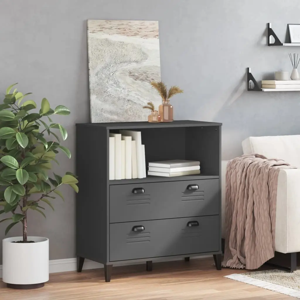 Anthracite Grey Bookcase