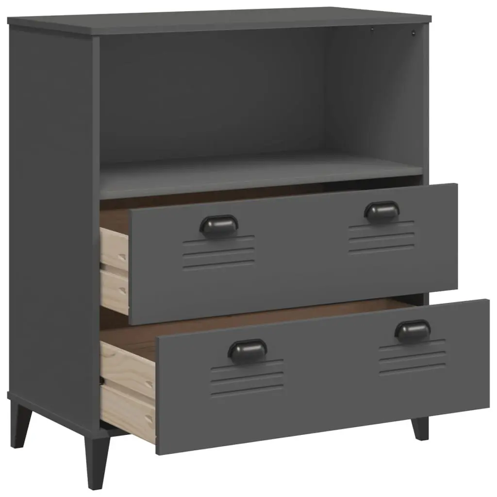 Anthracite Grey Bookcase