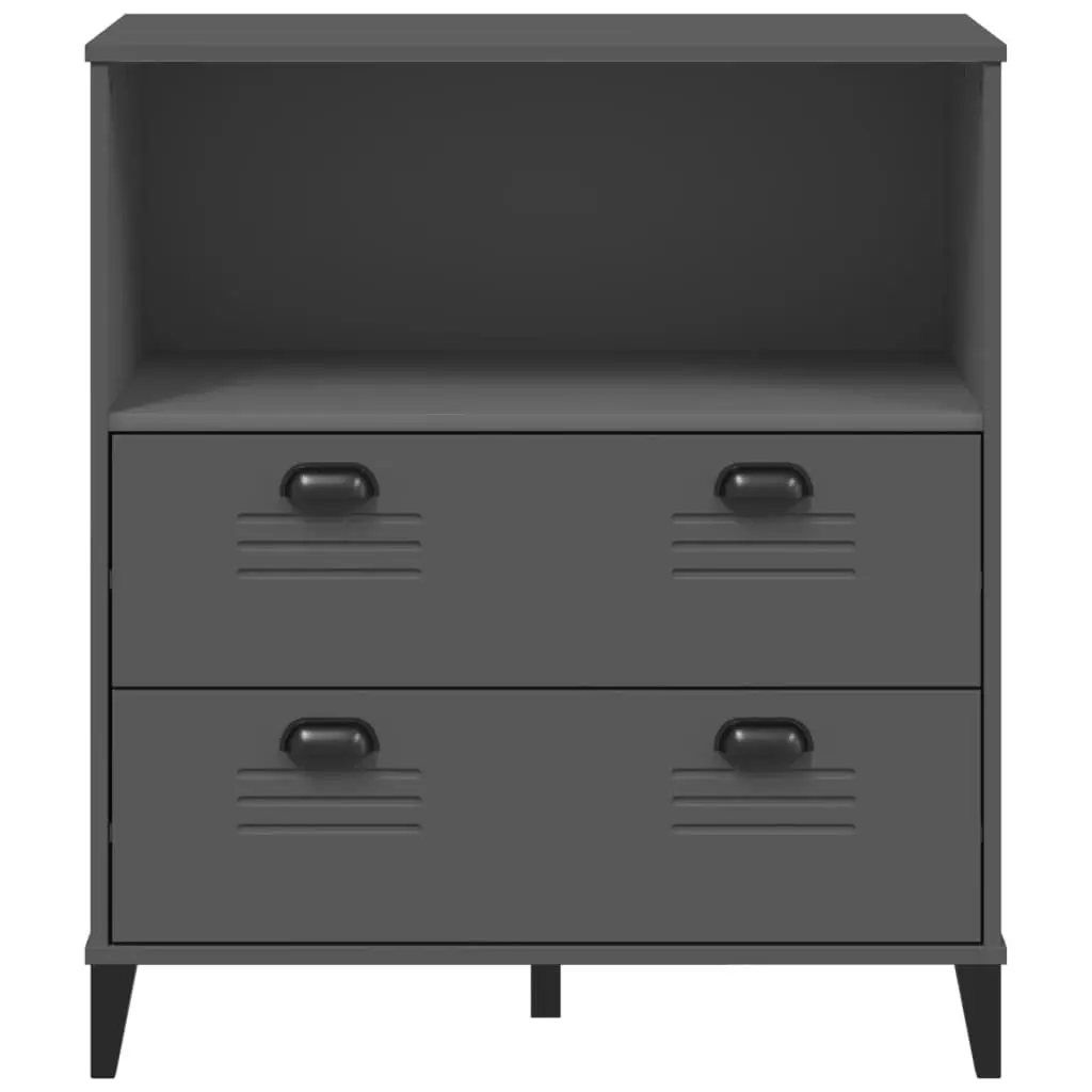 Anthracite Grey Bookcase