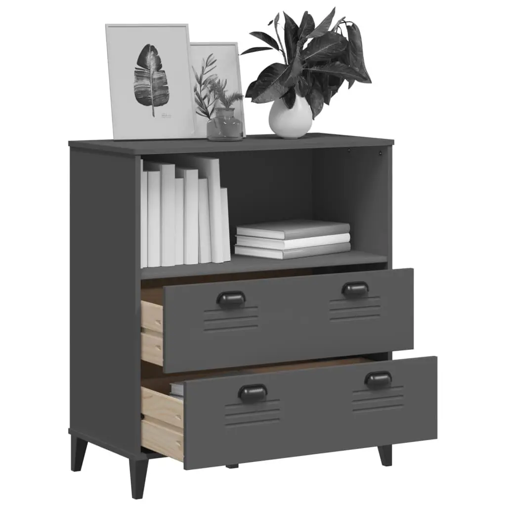 Anthracite Grey Bookcase