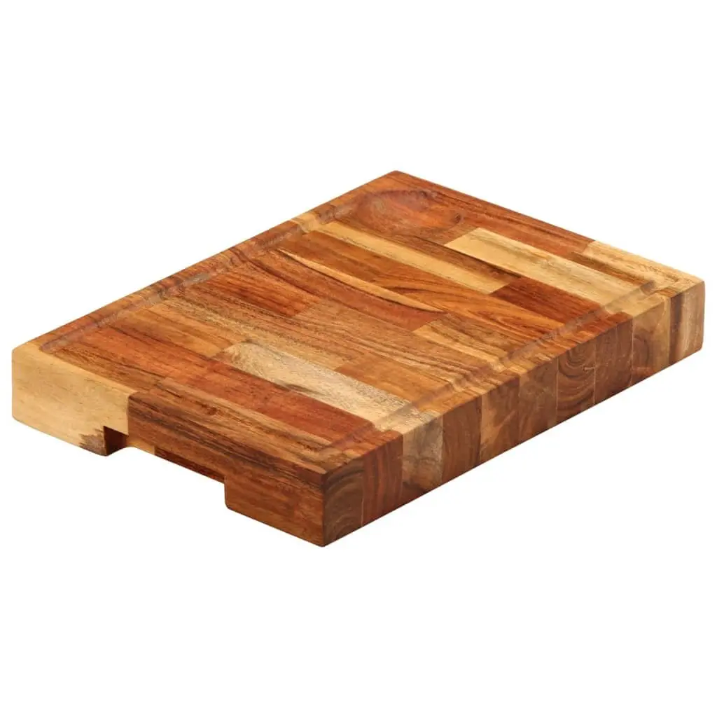 Solid Wood Chopping Board Natural Acacia 30x21x4 cm