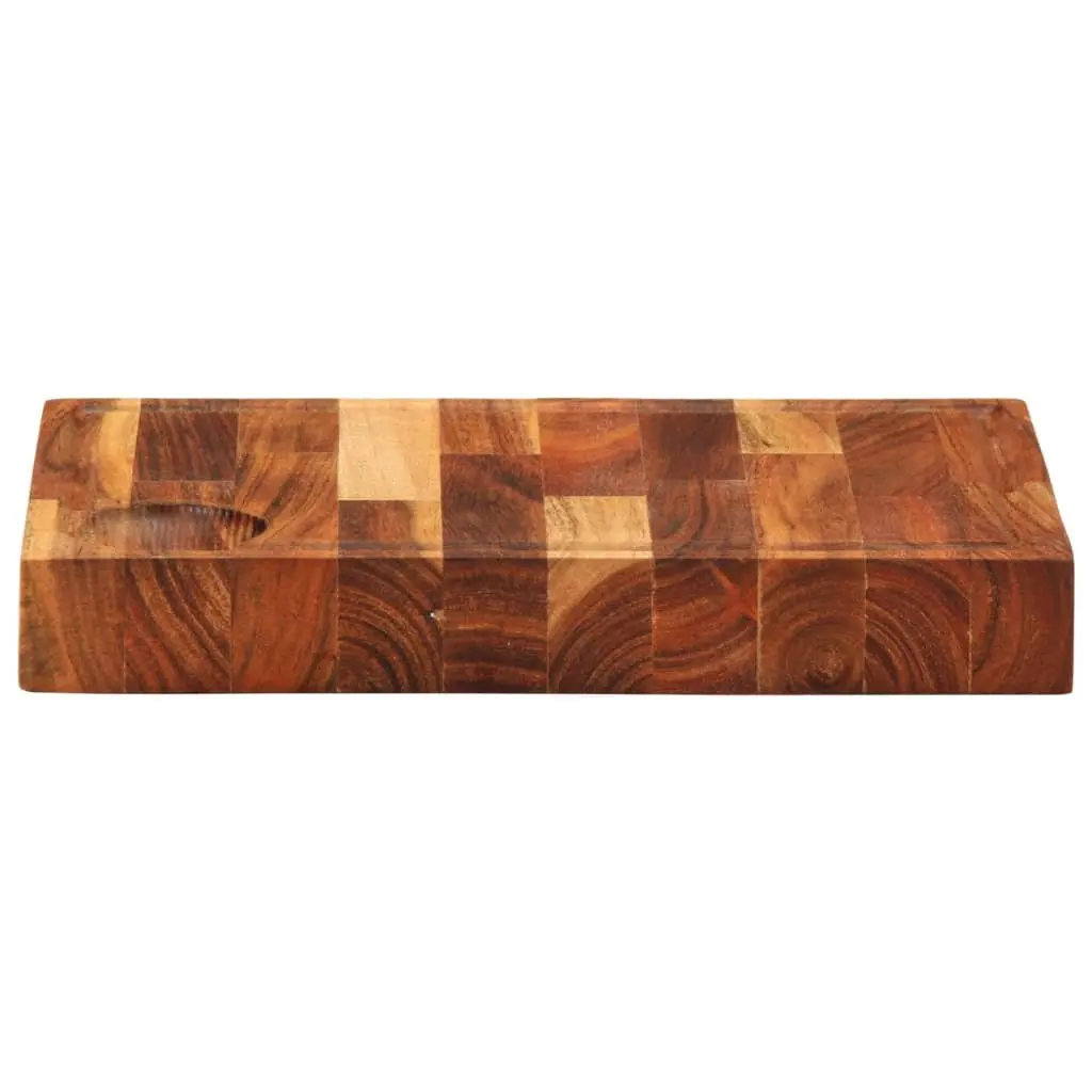 Solid Wood Chopping Board Natural Acacia 30x21x4 cm