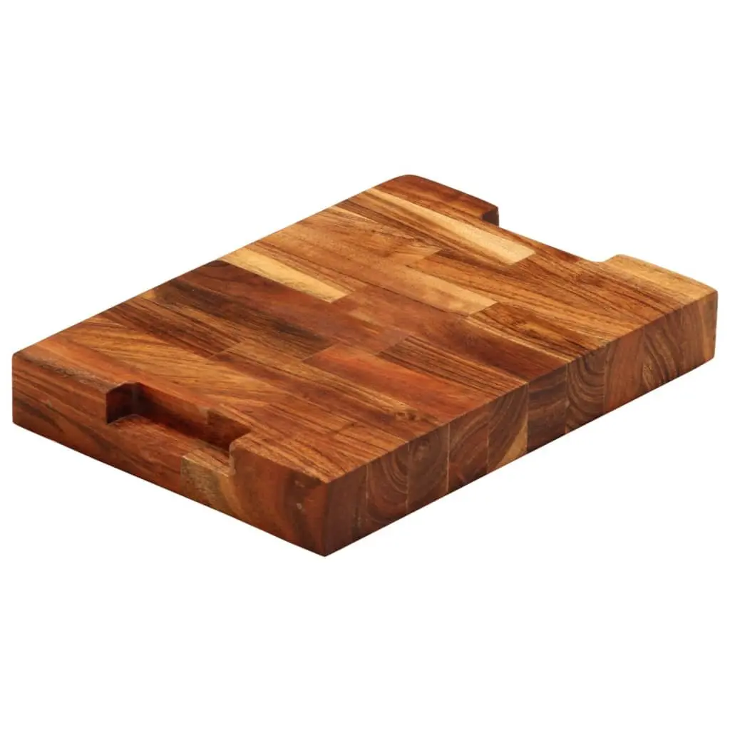 Solid Wood Chopping Board Natural Acacia 30x21x4 cm