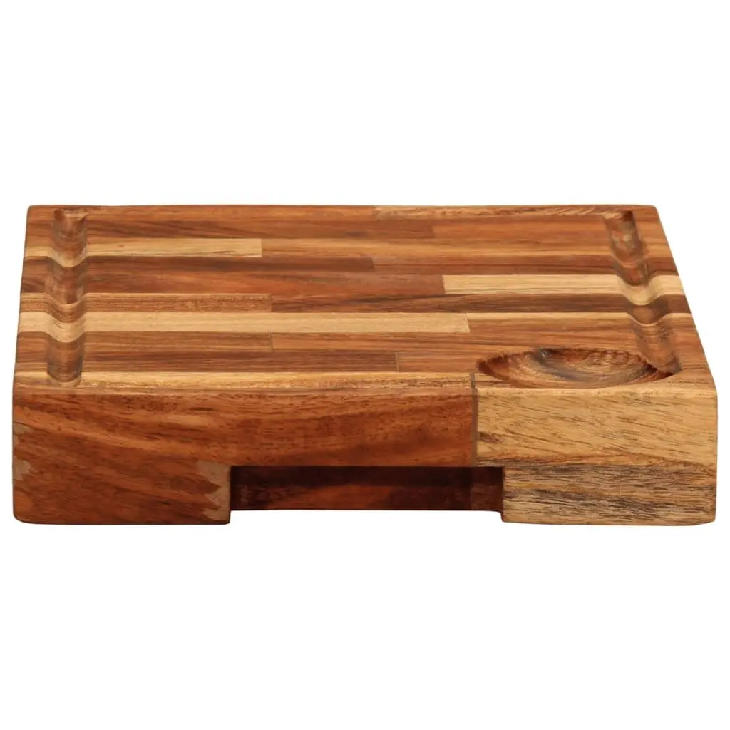 Solid Wood Chopping Board Natural Acacia 30x21x4 cm