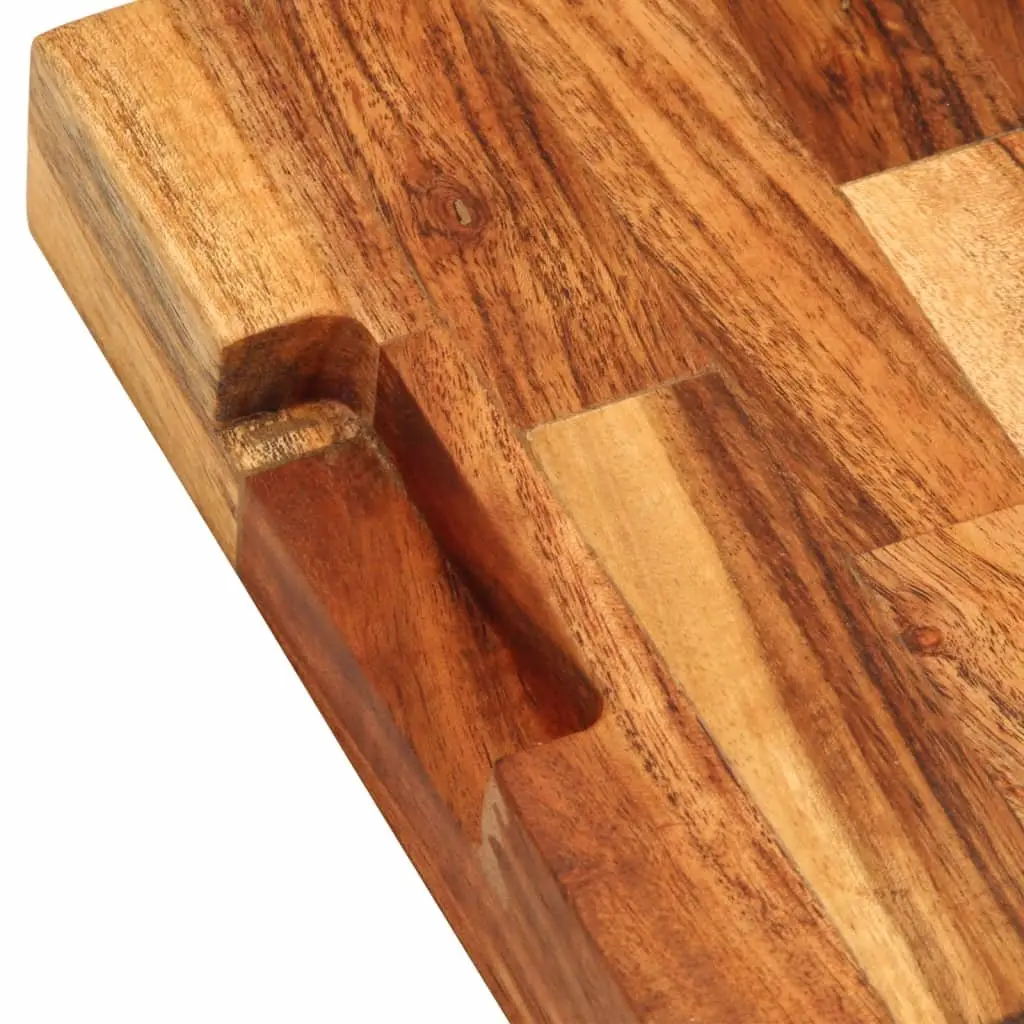 Solid Wood Chopping Board Natural Acacia 30x21x4 cm