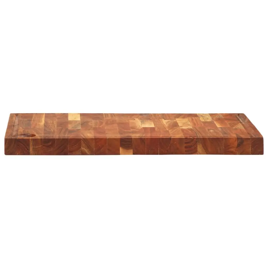 Solid Wood Chopping Board Acacia 42x30x4 cm Kitchen Cutting Serving Cheese