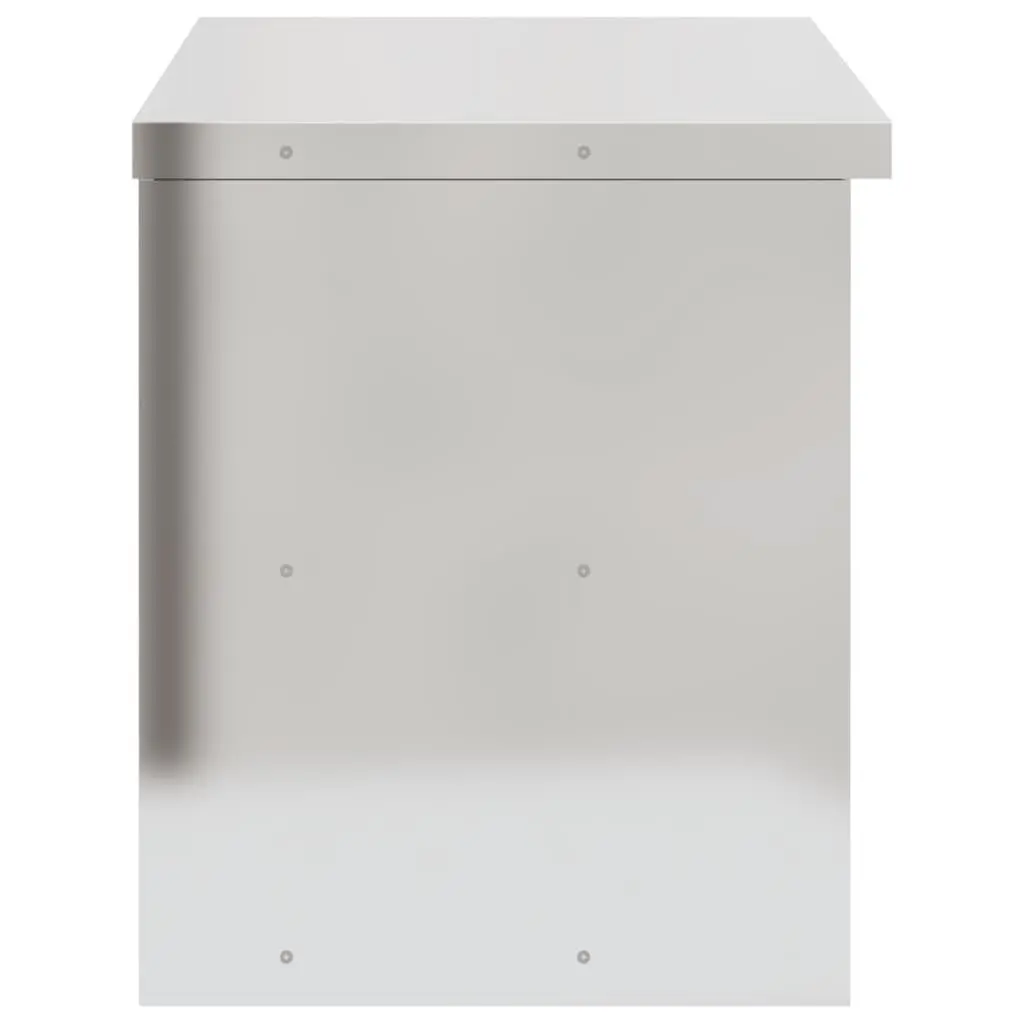 Stainless Steel Kitchen Wall Cabinet Sliding Doors Food Storage Commercial