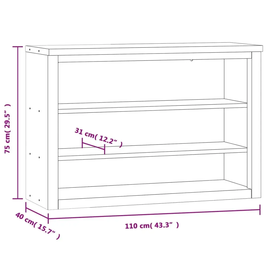 Stainless Steel Wall-Mounted Kitchen Cabinet with Shelves for Food Storage