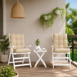 Beige Lowback Chair Cushions - A Comfortable Addition for You