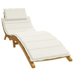 Cream Sun Lounger Cushion Perfect for Your Garden or Home