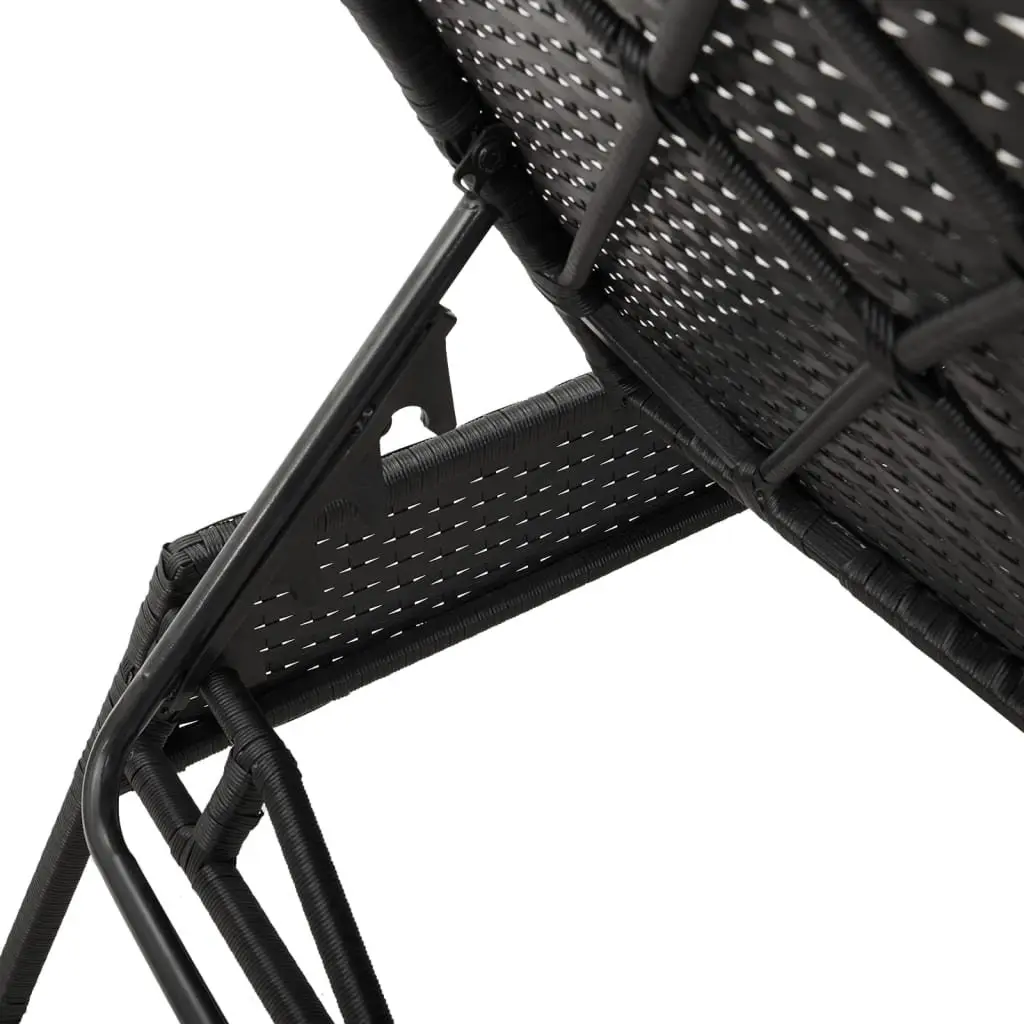 Adjustable Sun Lounger with Thick Cushion