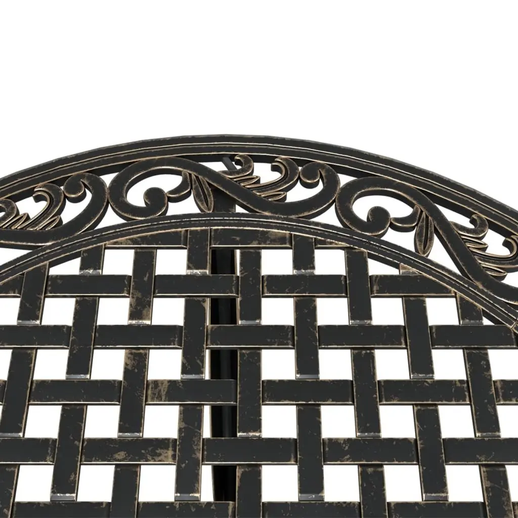 Brown Round Garden Table with Umbrella Hole