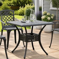 Your Perfect Black Garden Table with Umbrella Hole Awaits