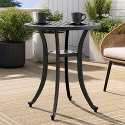 Your New Favorite Garden Table: Round & Stylish Ø48x53cm