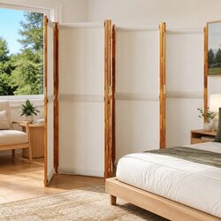 Create Your Ideal Space with a 6-Panel Grey Room Divider