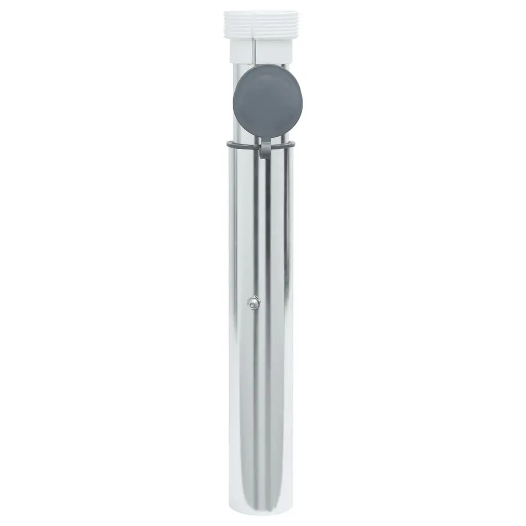 In-Ground Parasol Base Anodized Aluminium 40-50mm Pole Silver