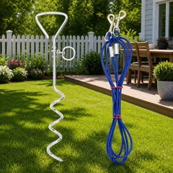 Your Pet's Outdoor Safety with a 3m Tie Out Cable