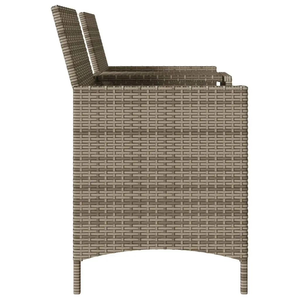 2-Seater Outdoor Sofa with Integrated Table
