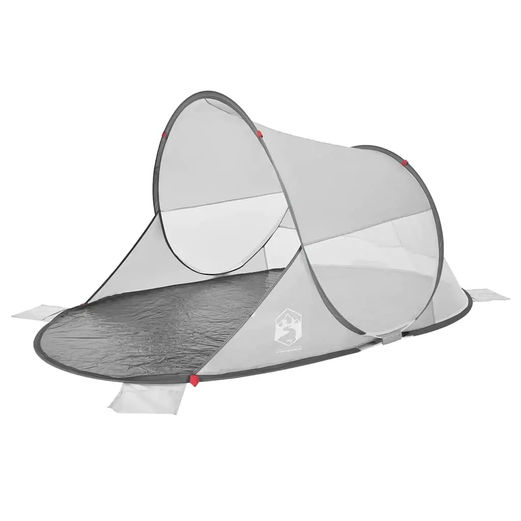 Beach Tent Pop-up Grey Waterproof Portable Outdoor Shelter
