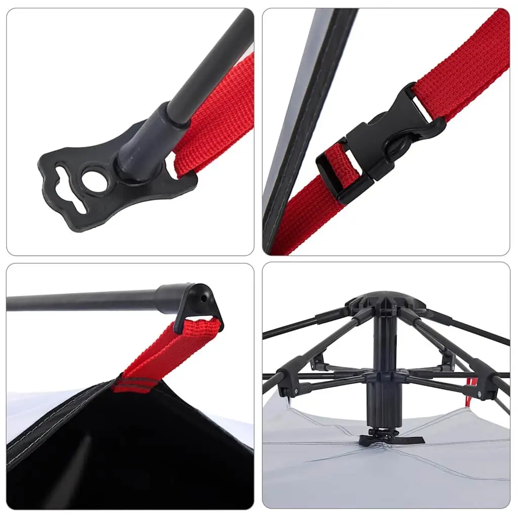 Camping Tent Dome Waterproof Blackout Fabric 5-Person Quick Release Setup