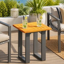 Square Table Top 40x40x2cm Solid Wood Acacia Replacement Dining Garden Furniture